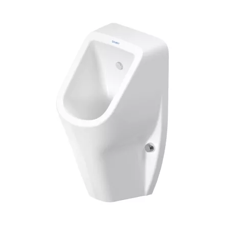 Duravit No.1 DuraStyle Basic hátsó bekötésű piszoár vízbekötőszettel, magasfényű fehér 2819300000