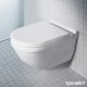 Duravit Starck 3 öblítőperem nélküli fali WC, Soft-Close WC Ülőkével 45270900A1