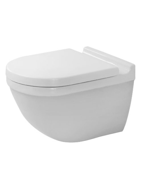Duravit Starck 3 öblítőperem nélküli fali WC, Soft-Close WC Ülőkével 45270900A1