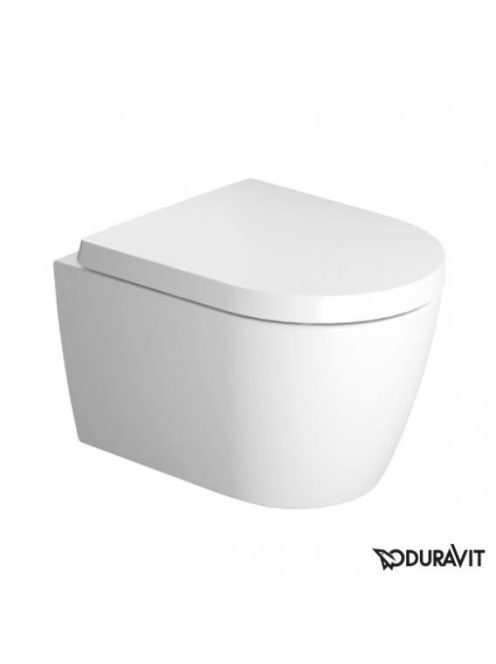 Duravit ME by Starck Kompakt, öblítőperem nélküli, fali WC szett, Soft-Close ülőkével 45300900A1