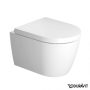 Duravit ME by Starck Kompakt, öblítőperem nélküli, fali WC szett, Soft-Close ülőkével 45300900A1