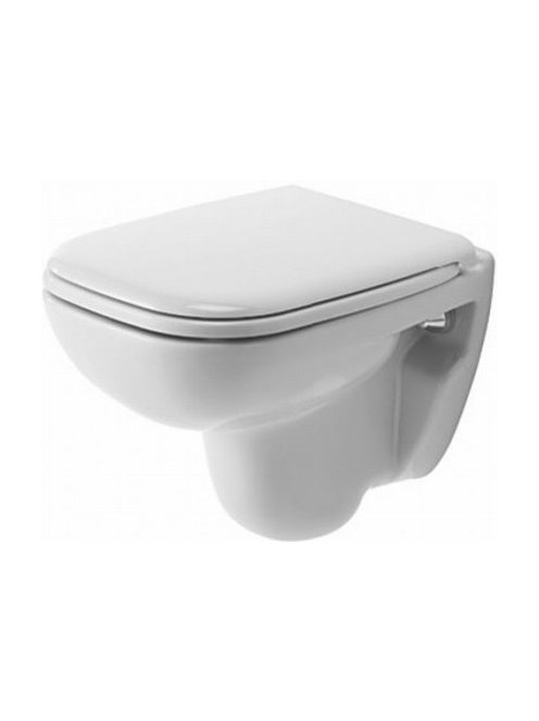 Duravit D-Code Kombipack 45350900A1, falra szerelhető WC csésze, Soft Close ülőkével