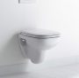 Duravit D-Code Kombipack 45350900A1, falra szerelhető WC csésze, Soft Close ülőkével