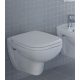 Duravit D-Code falra szerelhető WC csésze, WC ülőkével 45351900A1
