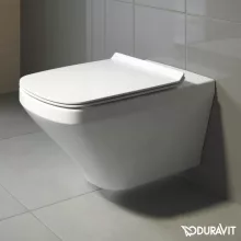   Duravit DuraStyle perem nélküli fali WC csésze , Soft-Close WC ülőkével 45510900A1