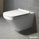 Duravit DuraStyle perem nélküli fali WC csésze , Soft-Close WC ülőkével 45510900A1