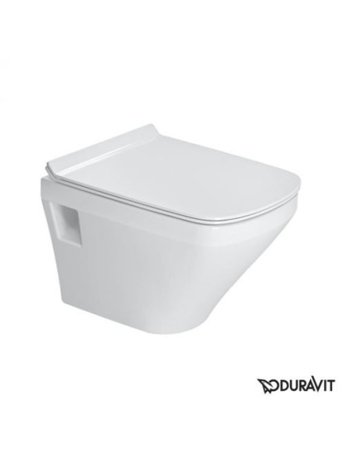 Duravit DuraStyle öblítőperem nélküli fali WC csésze, Soft-Close WC ülőkével 45710900A1
