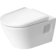   Duravit D-Neo Rimless fali WC csésze szett, fehér 45780900A1