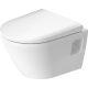 Duravit D-Neo Rimless fali WC csésze szett, fehér 45870900A1