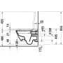 Duravit SensoWash® D-Neo Compact bidé funkiós kerámia WC csésze, HygieneGlaze 654000012004300