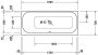 Duravit Happy D.2 akril kád 160x70 bal sarokba 700308000000000