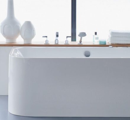 Duravit Bathtub Happy D.2 falhoz illeszthető jobbos kád 180x80 cm 700317000000000