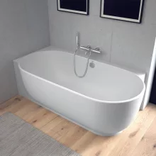   Duravit Luv balos DuraSolid A kád 185x95 cm, fehér alpin 700431000000000