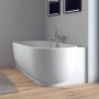 Duravit Luv balos DuraSolid A kád 185x95 cm, fehér alpin 700431000000000