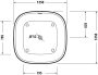Duravit Zencha szabadonálló kád DuraSolid A 125x125 cm, fehér 700464000000000
