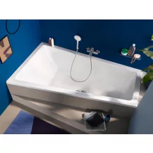   Duravit No.1 DuraStyle Basic trapéz alakú akril fürdőkád 170x100 cm, balos / fehér 700508000000000