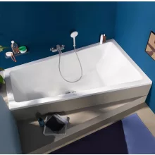   Duravit No.1 DuraStyle Basic trapéz alakú akril fürdőkád 170x100 cm, jobbos / fehér 700509000000000