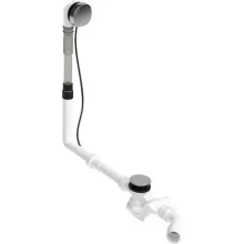   Duravit Universal Kád le- és túlfolyógarnitúra Bovdenes 650 mm, Push Open leeresztővel, króm 792202000001000