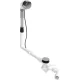 Duravit Universal Kád le- és túlfolyógarnitúra kádtöltővel, Push Open leeresztővel, króm 792207000001000