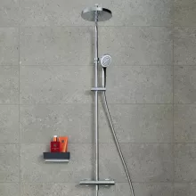   Duravit B1 falon kívüli zuhanyrendszer termosztátos csapteleppel B14280008010