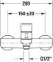 Duravit B.1 egykaros kádcsaptelep, króm B15230000010