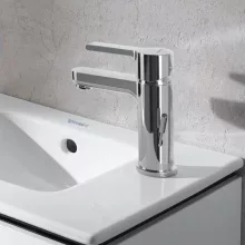   Duravit B.2 mosdócsaptelep S-es méret, automata leeresztővel, króm B21010001010