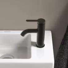   Duravit C.1 egykaros mosdócsaptelep S-es méret, leeresztő nélkül, matt fekete C11010002046