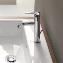   Duravit C.1 egykaros mosdócsaptelep M-es méret, automata leeresztőszeleppel, króm C11020001010