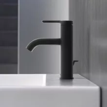   Duravit C.1 egykaros mosdócsaptelep M-es méret, automata leeresztőszeleppel, matt fekete C11020001046