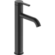   Duravit C.1 Egykaros mosdócsaptelep L méret, leeresztő nélkül, matt fekete C11030002046