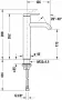 Duravit C.1 Egykaros mosdócsaptelep L méret, leeresztő nélkül, matt fekete C11030002046