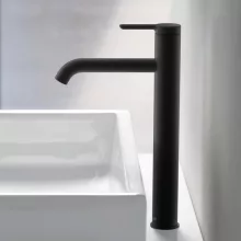   Duravit C.1 matt fekete magasított mosdócsaptelep leeresztő nélkül C11040002046