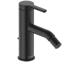   Duravit C.1 bidécsaptelep automata leeresztővel, matt fekete C12400001046