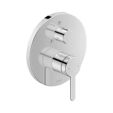   Duravit C.1 egykaros falsík alatti zuhanycsaptelep 2 fogyasztóhoz, króm C14210012010
