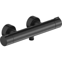   Duravit C.1 termosztátos zuhanycsaptelep, matt fekete C14220000046