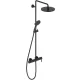 Duravit C.1 egykaros zuhanyrendszer 230, matt fekete C14280007046