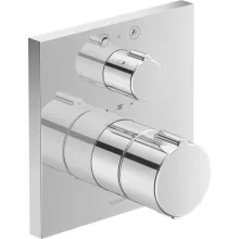   Duravit C.1 falsik alatti termosztátos kádcsaptelep 2 fogyasztóhoz, króm C15200013010