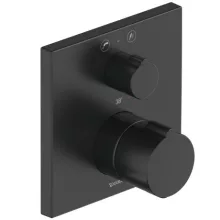   Duravit C.1 falsik alatti termosztátos kádcsaptelep 2 fogyasztóhoz, matt fekete C15200013046