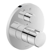   Duravit C.1 falsik alatti termosztátos kádcsaptelep 2 fogyasztóhoz, króm C15200014010