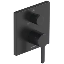  Duravit C.1 egykaros falsík alatti kádcsaptelep 2 fogyasztóhoz, matt fekete C15210011046