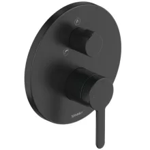  Duravit C.1 egykaros falsík alatti kádcsaptelep 2 fogyasztóhoz, matt fekete C15210012046