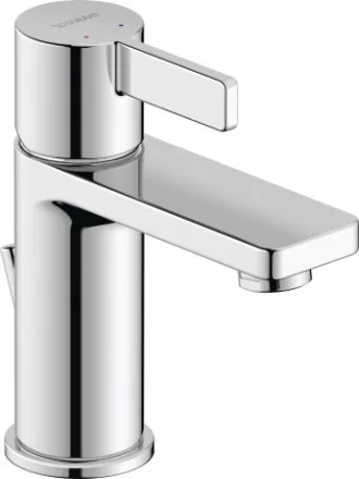 Duravit D-Neo S egykaros mosdó csaptelep, leeresztővel, króm DE1010001010