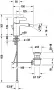 Duravit D-Neo egykaros bidé csaptelep, króm DE2400001010