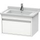 Duravit Ketho mosdó alá építhető bútor 80 cm matt fehér KT666401818