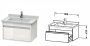 Duravit Ketho mosdó alá építhető bútor 80 cm matt fehér KT666401818