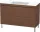 Duravit L-Cube c-bonded alsószekrény Vero Air kerámia mosdóval 120x48 cm, amerikai dió LC6939N1313