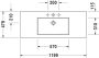 Duravit L-Cube c-bonded alsószekrény Vero Air kerámia mosdóval 120x48 cm, matt bazalt LC6939N4343