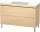 Duravit L-Cube c-bonded alsószekrény Vero Air kerámia mosdóval 120x48 cm, világos tölgy LC6939N7171