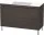 Duravit L-Cube c-bonded alsószekrény Vero Air kerámia mosdóval 120x48 cm, szálcsiszolt sötét tölgy LC6939N7272
