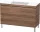 Duravit L-Cube c-bonded alsószekrény Vero Air kerámia mosdóval 120x48 cm, természetes dió LC6939N7979
